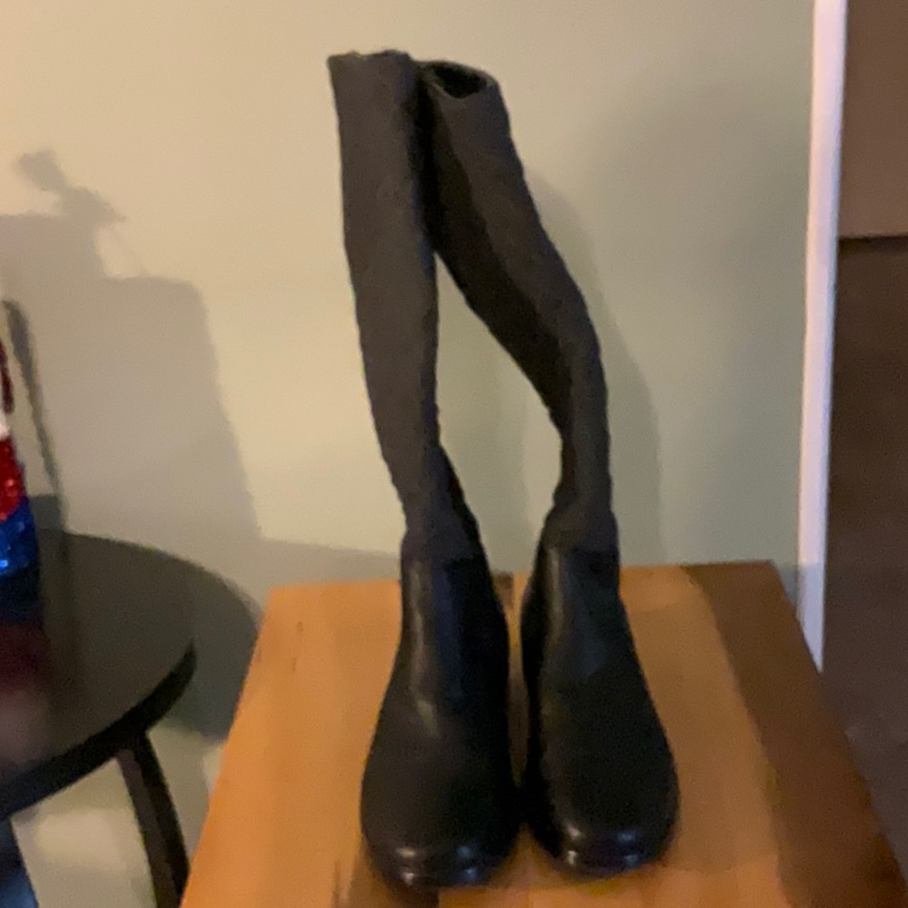 Aerosoles Establish Quilted Riding Boots with 1" Heel